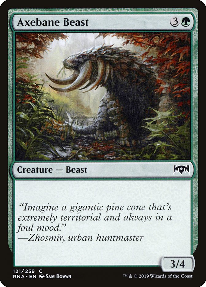 Axebane Beast [Ravnica Allegiance] | Chromatic Games