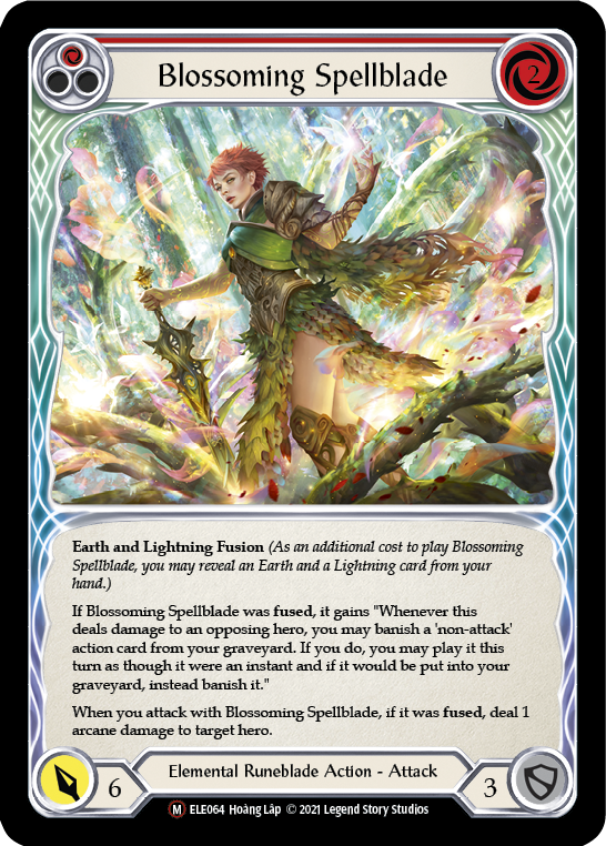 Blossoming Spellblade [U-ELE064] (Tales of Aria Unlimited)  Unlimited Normal | Chromatic Games