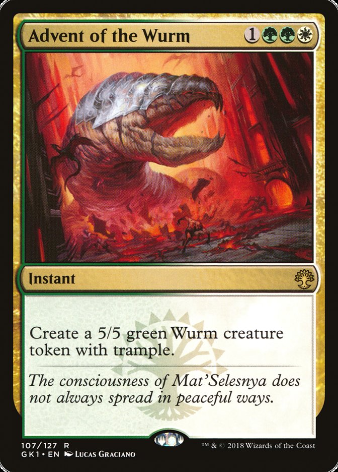 Advent of the Wurm [Guilds of Ravnica Guild Kit] | Chromatic Games