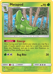 Metapod (3/214) [Sun & Moon: Unbroken Bonds] | Chromatic Games