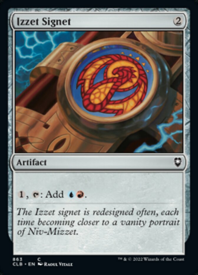 Izzet Signet [Commander Legends: Battle for Baldur's Gate] | Chromatic Games