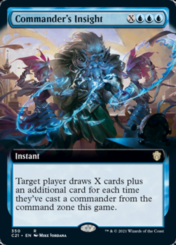Commander's Insight (Extended Art) [Commander 2021] | Chromatic Games
