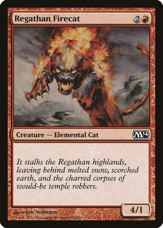 Regathan Firecat [Magic 2014] | Chromatic Games