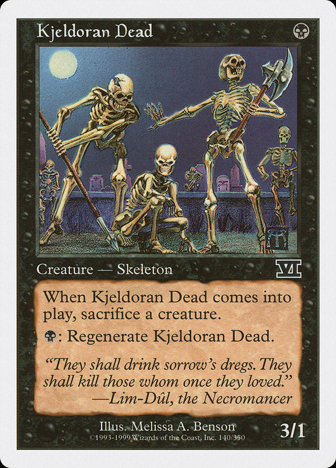 Kjeldoran Dead [Classic Sixth Edition] | Chromatic Games