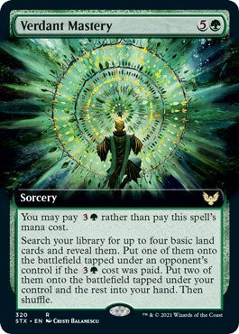 Verdant Mastery (Extended Art) [Strixhaven: School of Mages] | Chromatic Games