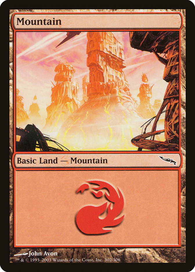 Mountain (302) [Mirrodin] | Chromatic Games