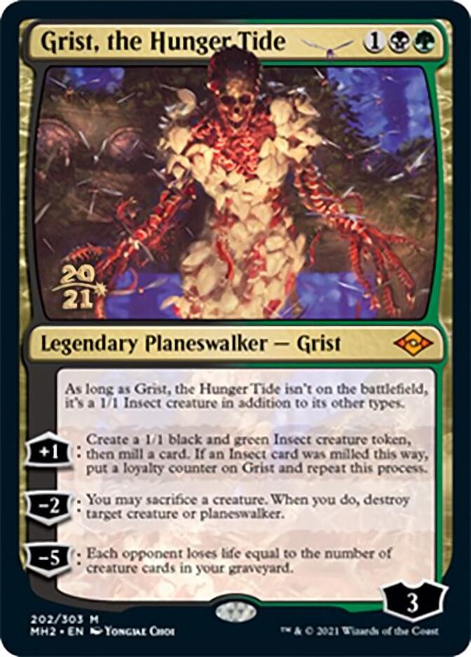 Grist, the Hunger Tide [Modern Horizons 2 Prerelease Promos] | Chromatic Games