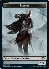 Clue (14) // Zombie Double-Sided Token [Modern Horizons 2 Tokens] | Chromatic Games