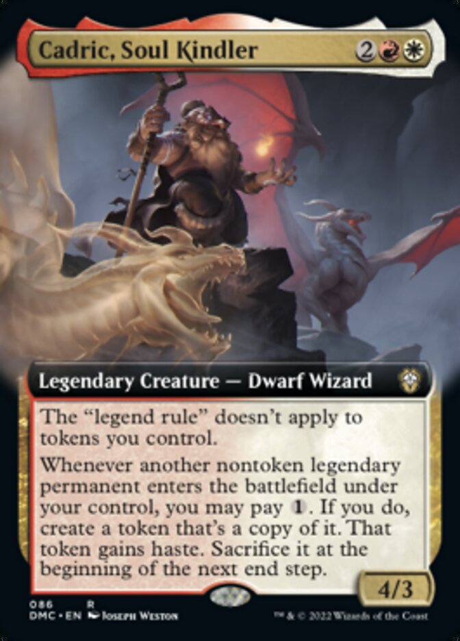 Cadric, Soul Kindler (Extended Art) [Dominaria United Commander] | Chromatic Games