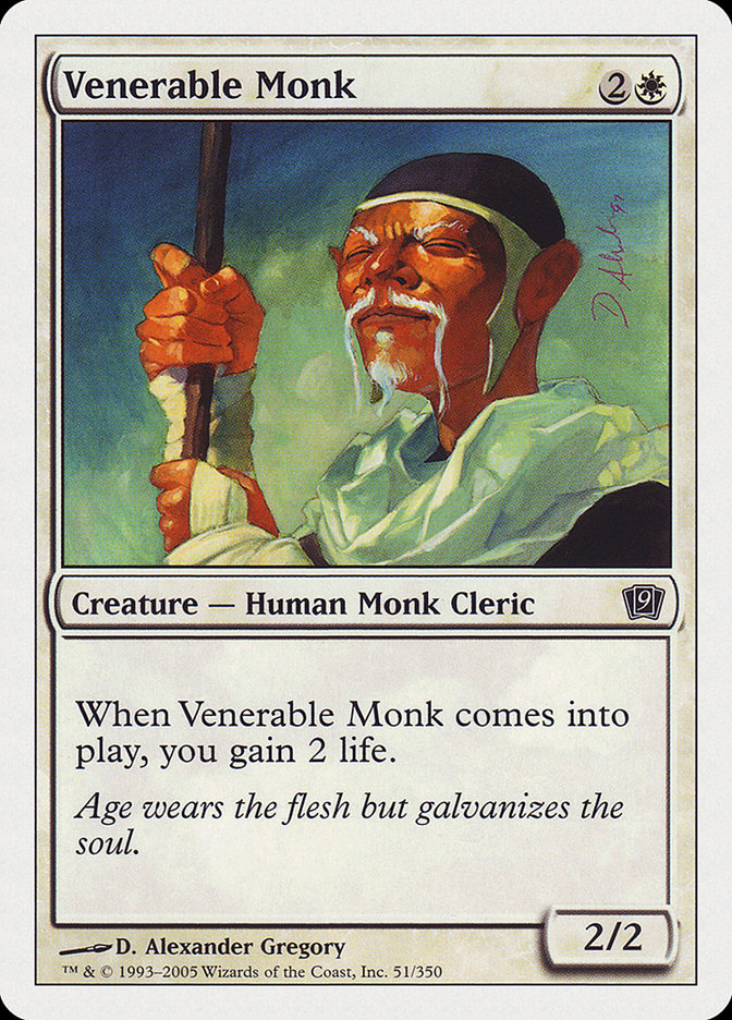 Venerable Monk [Ninth Edition] | Chromatic Games