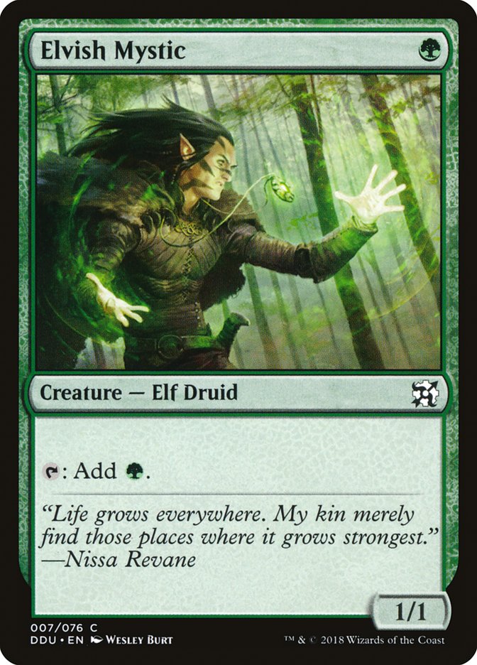 Elvish Mystic [Duel Decks: Elves vs. Inventors] | Chromatic Games