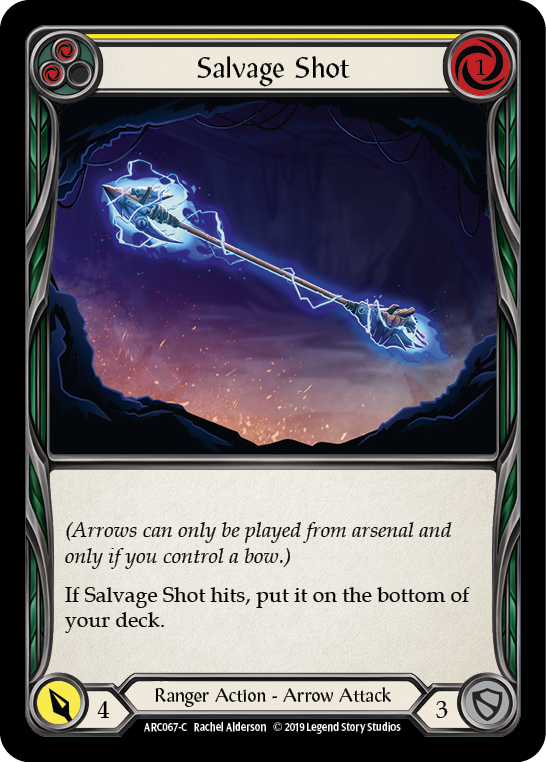 Salvage Shot (Yellow) [ARC067-C] (Arcane Rising)  1st Edition Rainbow Foil | Chromatic Games