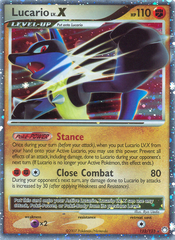 Lucario LV.X (122/123) [Diamond & Pearl: Mysterious Treasures] | Chromatic Games