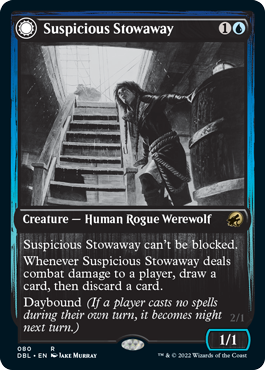 Suspicious Stowaway // Seafaring Werewolf [Innistrad: Double Feature] | Chromatic Games