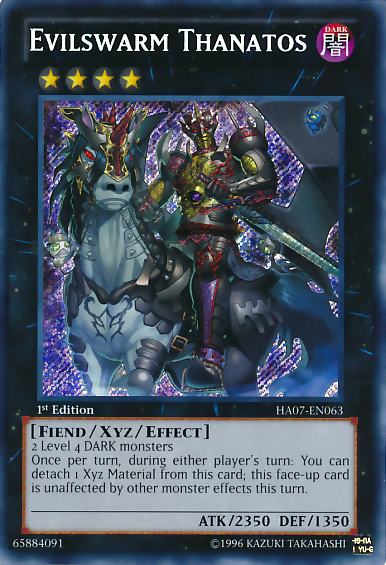 Evilswarm Thanatos [HA07-EN063] Secret Rare | Chromatic Games