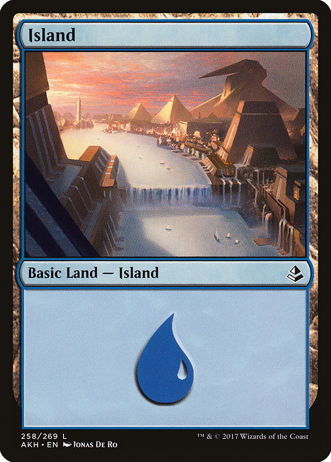 Island (258) [Amonkhet] | Chromatic Games