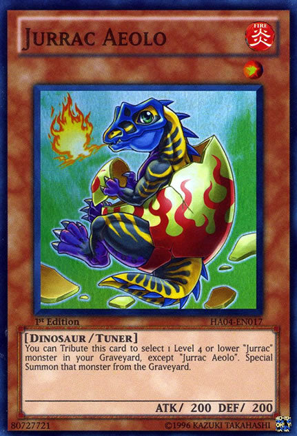 Jurrac Aeolo [HA04-EN017] Super Rare | Chromatic Games