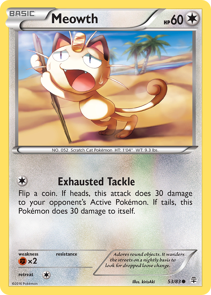 Meowth (53/83) [XY: Generations] | Chromatic Games