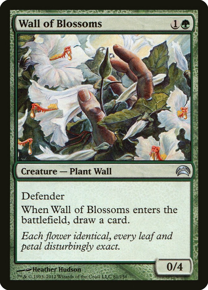 Wall of Blossoms [Planechase 2012] | Chromatic Games