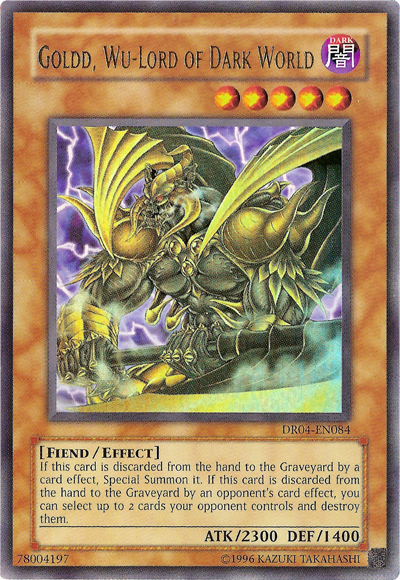 Goldd, Wu-Lord of Dark World [DR04-EN084] Ultra Rare | Chromatic Games