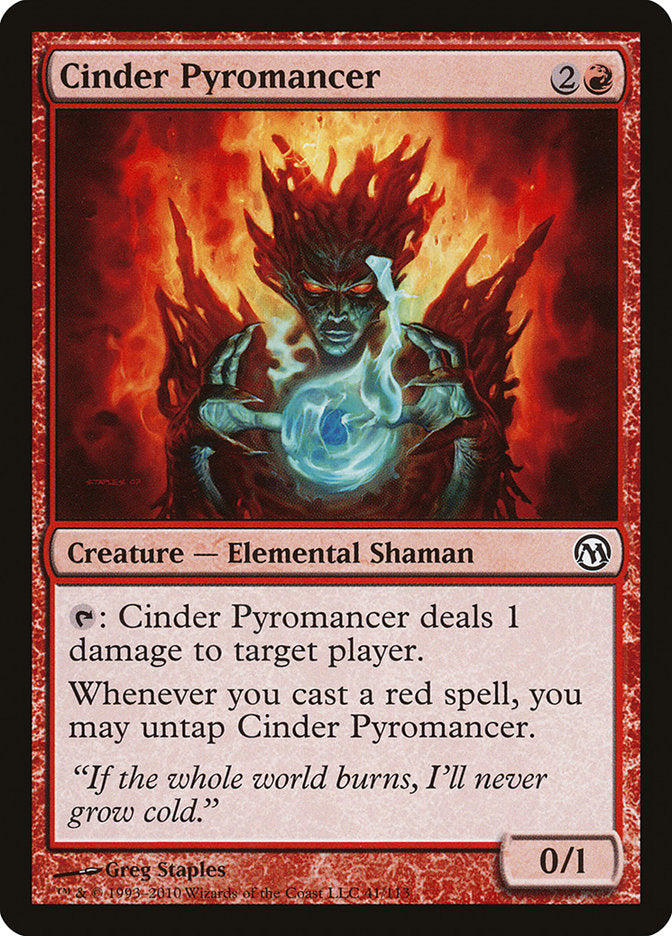 Cinder Pyromancer [Duels of the Planeswalkers] | Chromatic Games