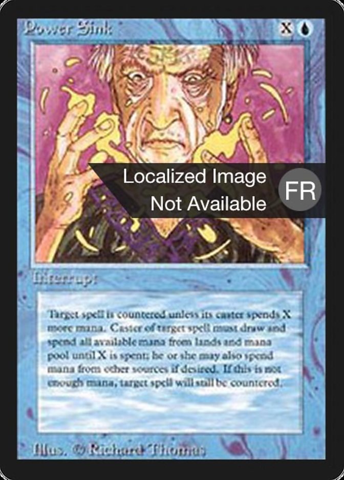 Power Sink [Foreign Black Border] | Chromatic Games