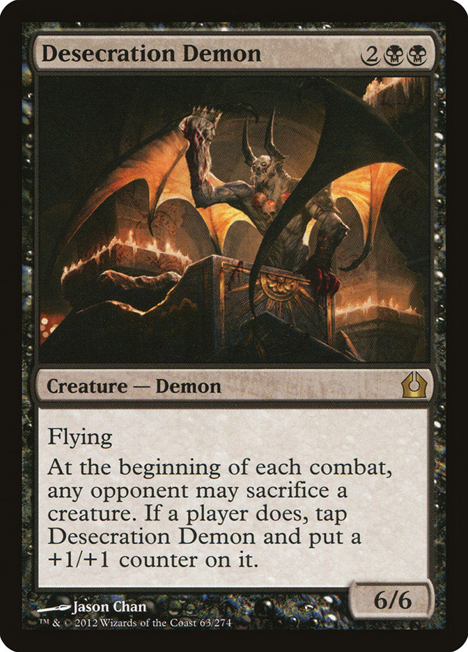 Desecration Demon [Return to Ravnica] | Chromatic Games