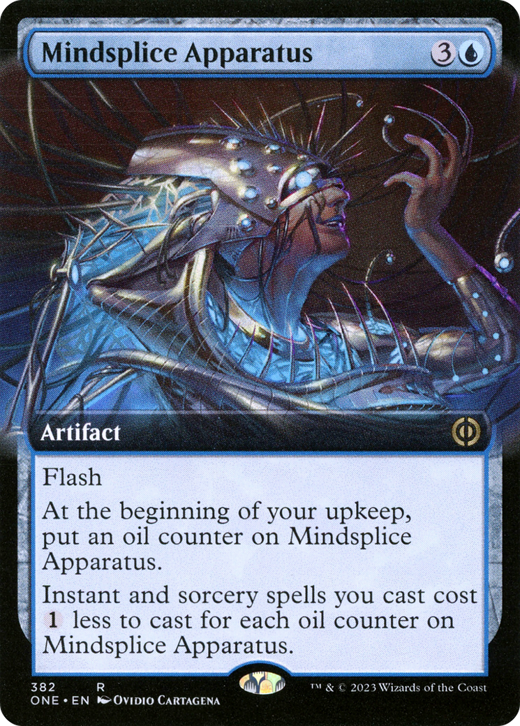 Mindsplice Apparatus (Extended Art) [Phyrexia: All Will Be One] | Chromatic Games