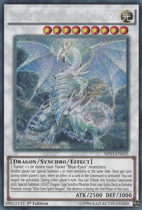 Blue-Eyes Spirit Dragon [SHVI-EN052] Secret Rare | Chromatic Games