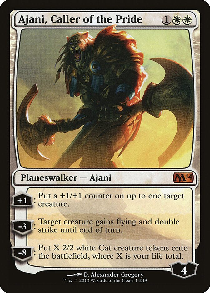 Ajani, Caller of the Pride [Magic 2014] | Chromatic Games