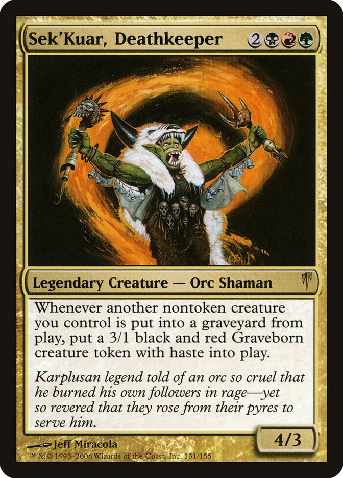 Sek'Kuar, Deathkeeper [Coldsnap] | Chromatic Games