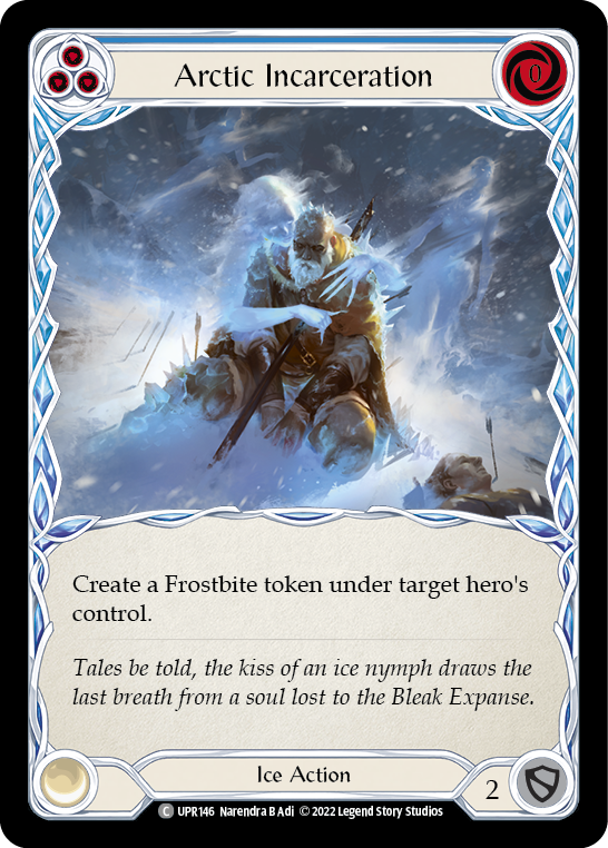 Arctic Incarceration (Blue) [UPR146] (Uprising)  Rainbow Foil | Chromatic Games