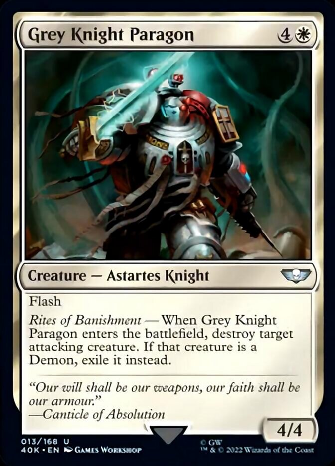 Grey Knight Paragon (Surge Foil) [Warhammer 40,000] | Chromatic Games