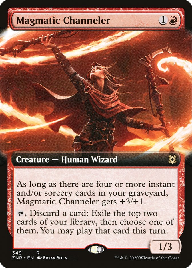 Magmatic Channeler (Extended Art) [Zendikar Rising] | Chromatic Games