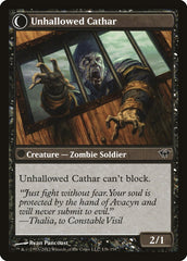 Loyal Cathar // Unhallowed Cathar [Dark Ascension] | Chromatic Games