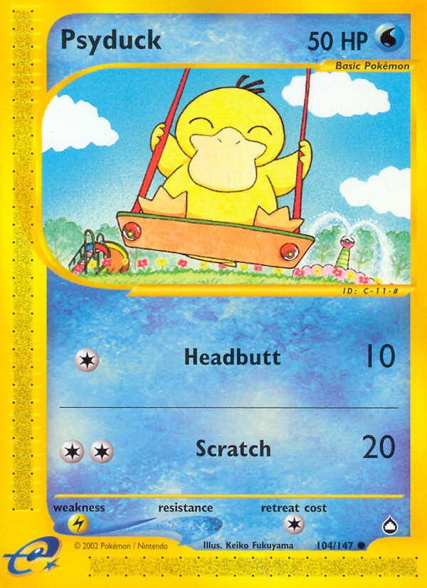 Psyduck (104/147) [Aquapolis] | Chromatic Games