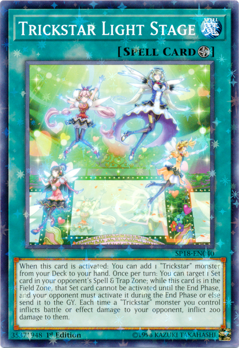 Trickstar Light Stage (Starfoil) [SP18-EN040] Starfoil Rare | Chromatic Games