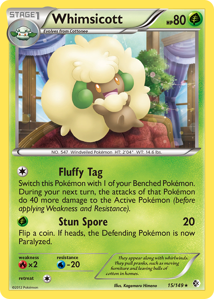 Whimsicott (15/149) [Black & White: Boundaries Crossed] | Chromatic Games