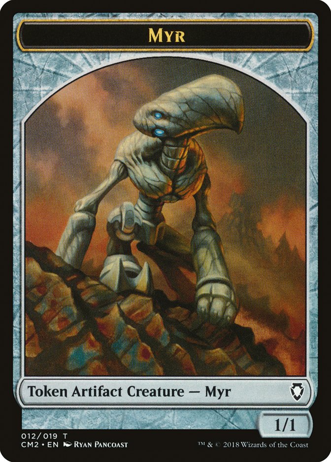 Myr Token [Commander Anthology Volume II Tokens] | Chromatic Games