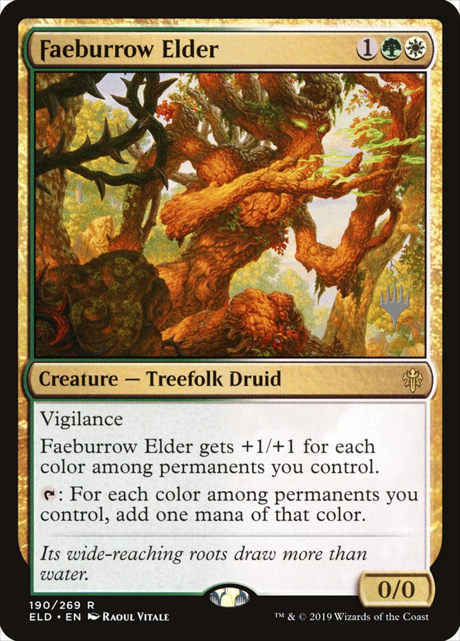 Faeburrow Elder (Promo Pack) [Throne of Eldraine Promos] | Chromatic Games