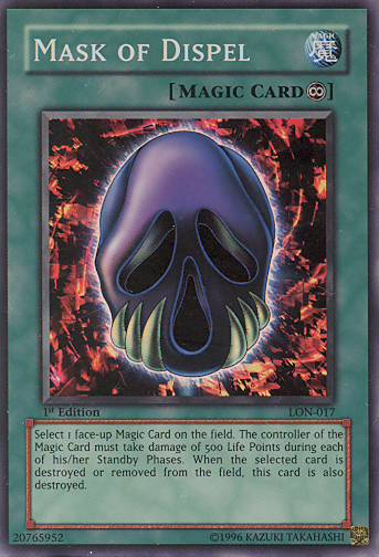 Mask of Dispel [LON-017] Super Rare | Chromatic Games