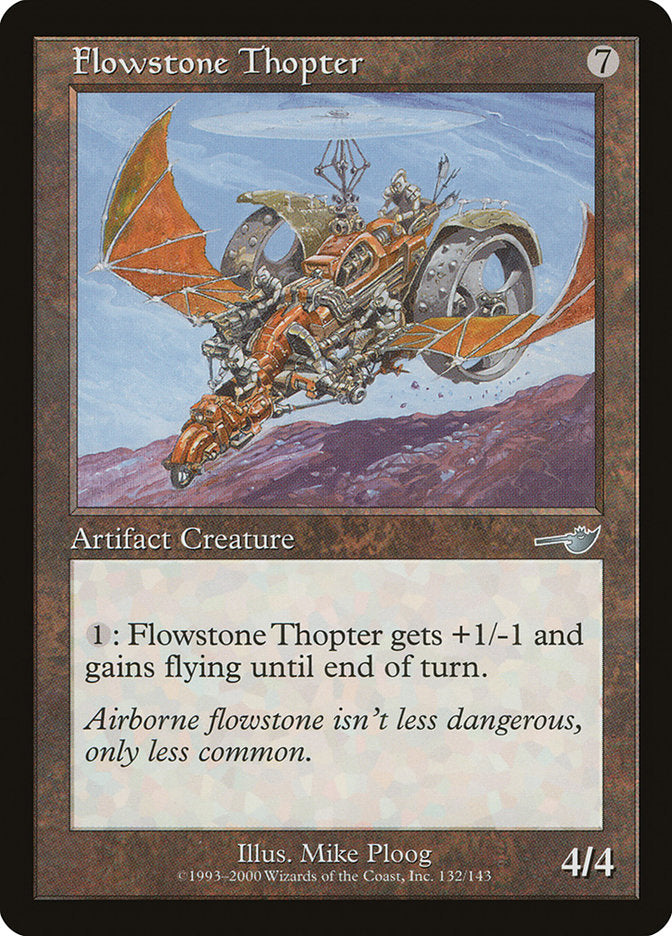 Flowstone Thopter [Nemesis] | Chromatic Games