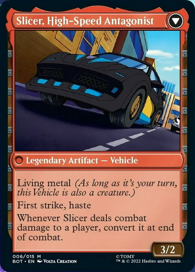 Slicer, Hired Muscle // Slicer, High-Speed Antagonist [Transformers] | Chromatic Games