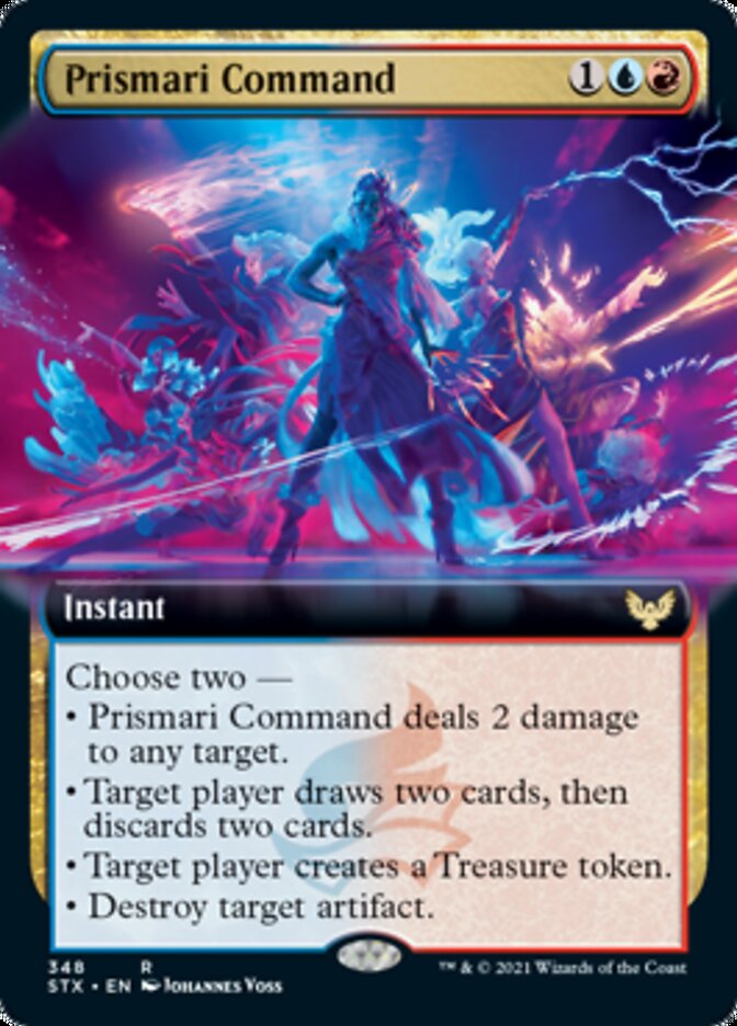 Prismari Command (Extended Art) [Strixhaven: School of Mages] | Chromatic Games