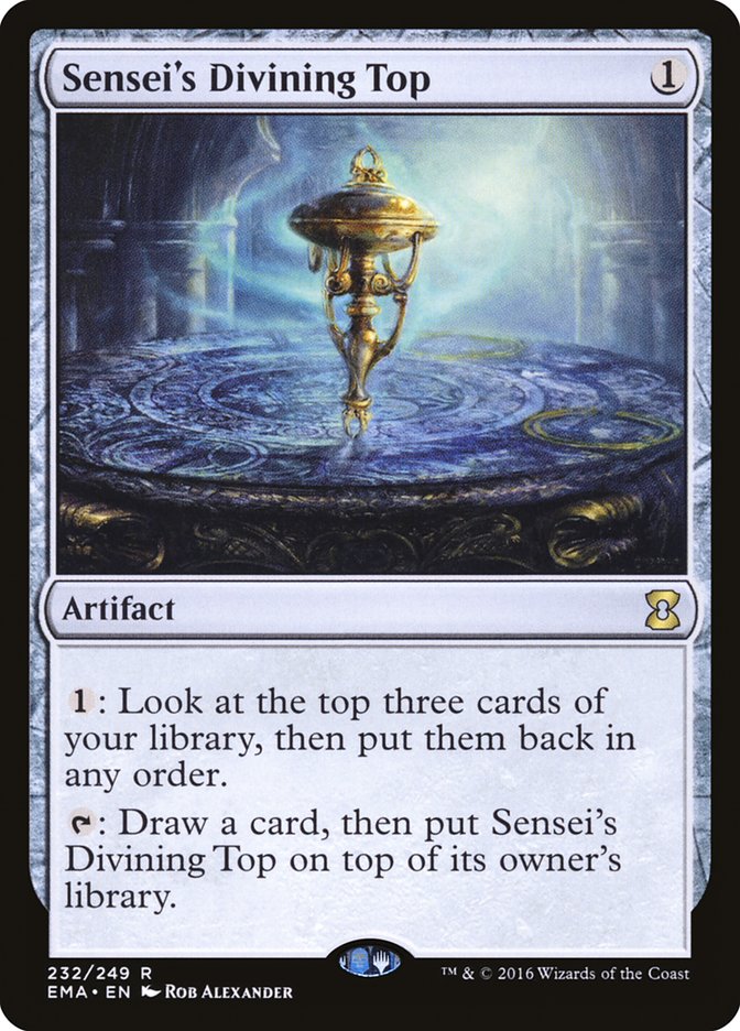 Sensei's Divining Top [Eternal Masters] | Chromatic Games