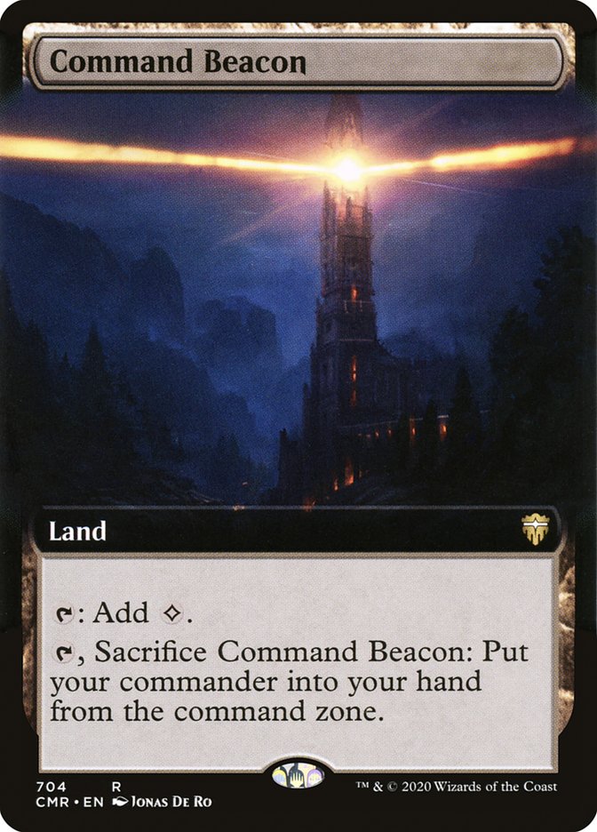 Command Beacon (Extended Art) [Commander Legends] | Chromatic Games