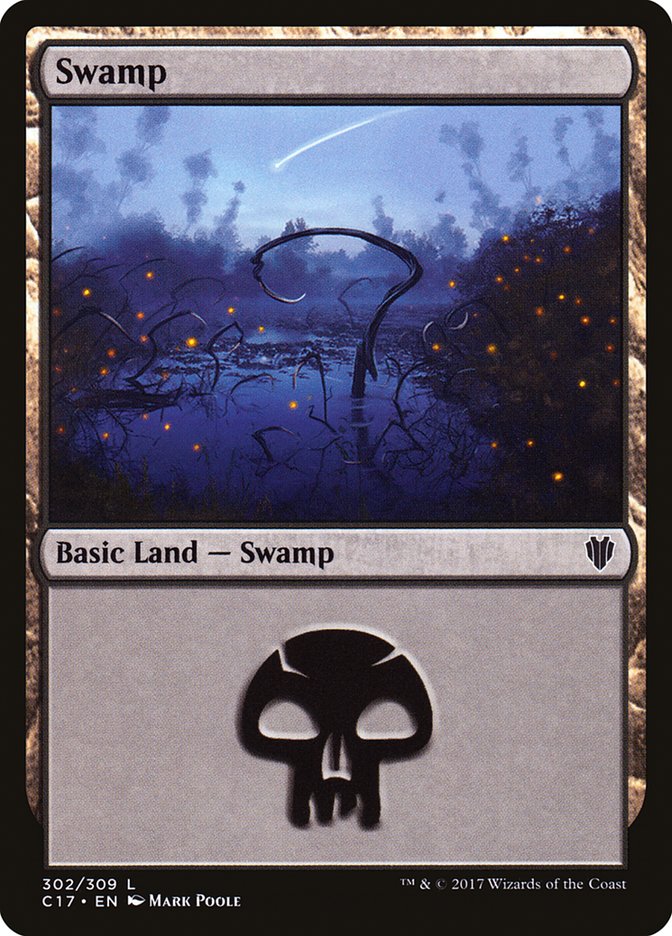 Swamp (302) [Commander 2017] | Chromatic Games