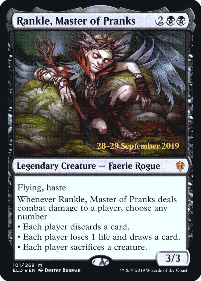 Rankle, Master of Pranks [Throne of Eldraine Prerelease Promos] | Chromatic Games