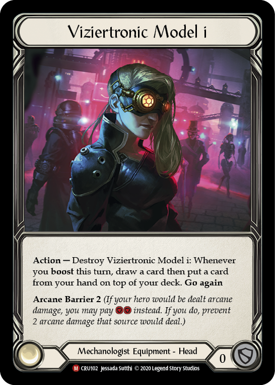 Viziertronic Model i [CRU102] (Crucible of War)  1st Edition Cold Foil | Chromatic Games