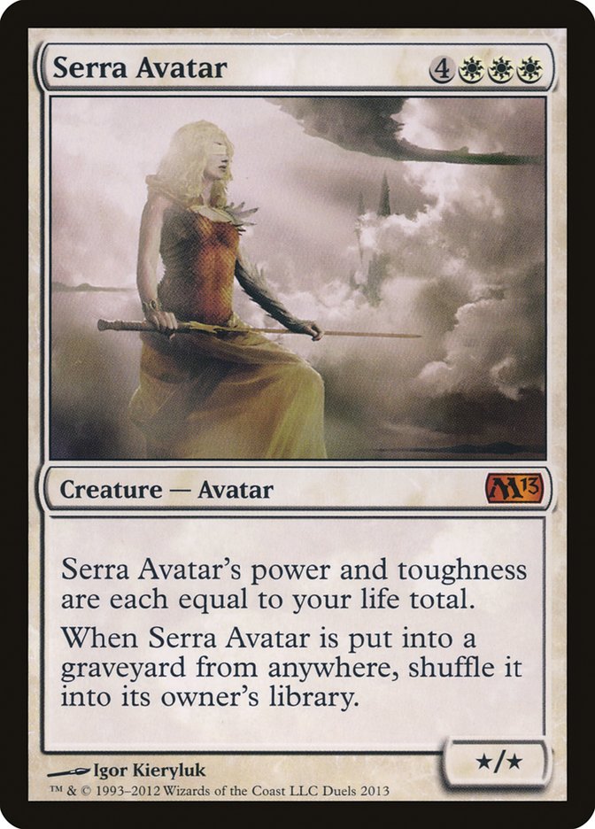 Serra Avatar (Duels of the Planeswalkers Promos) [Duels of the Planeswalkers Promos 2012] | Chromatic Games